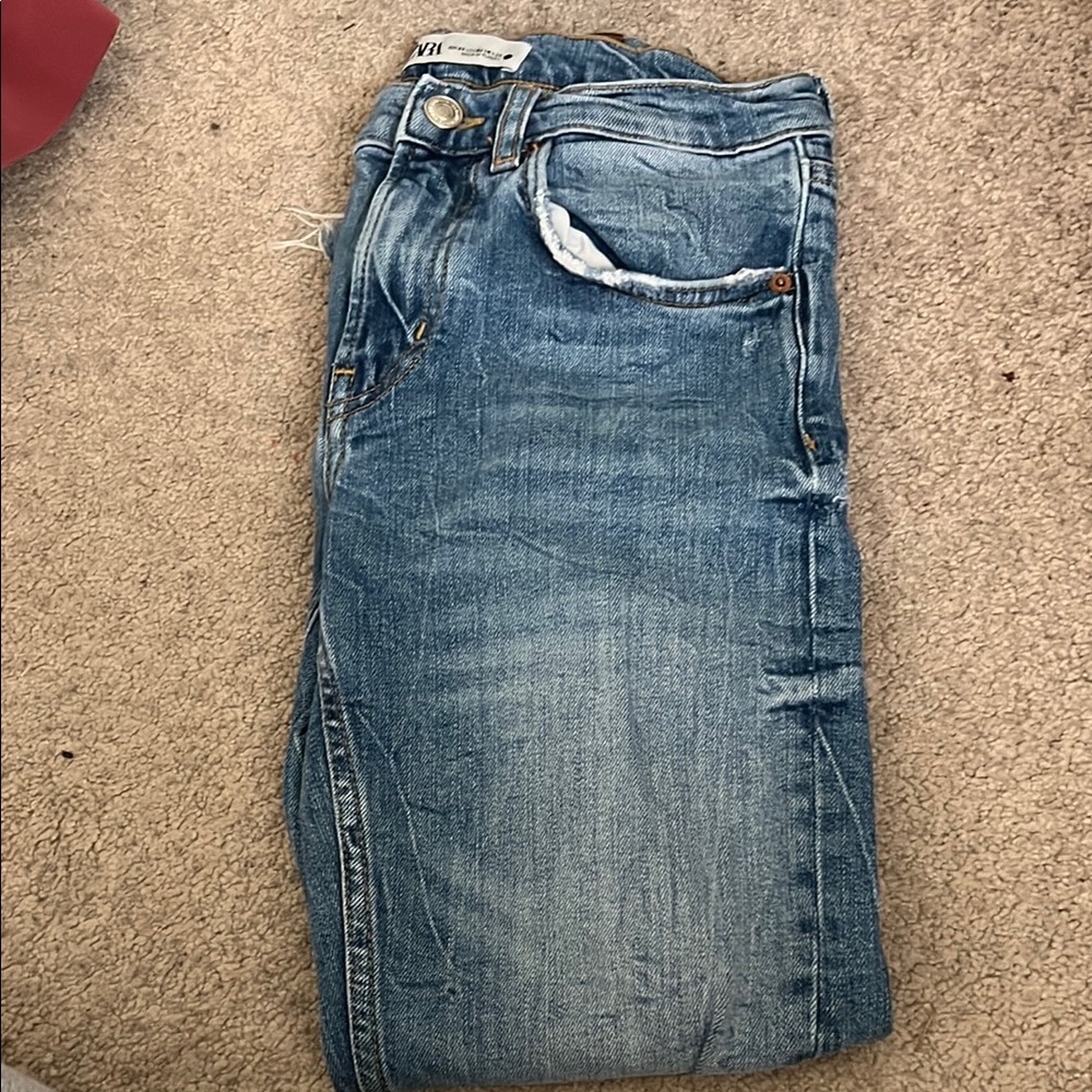 Zara the Slim BF Women's Blue Denim Jeans